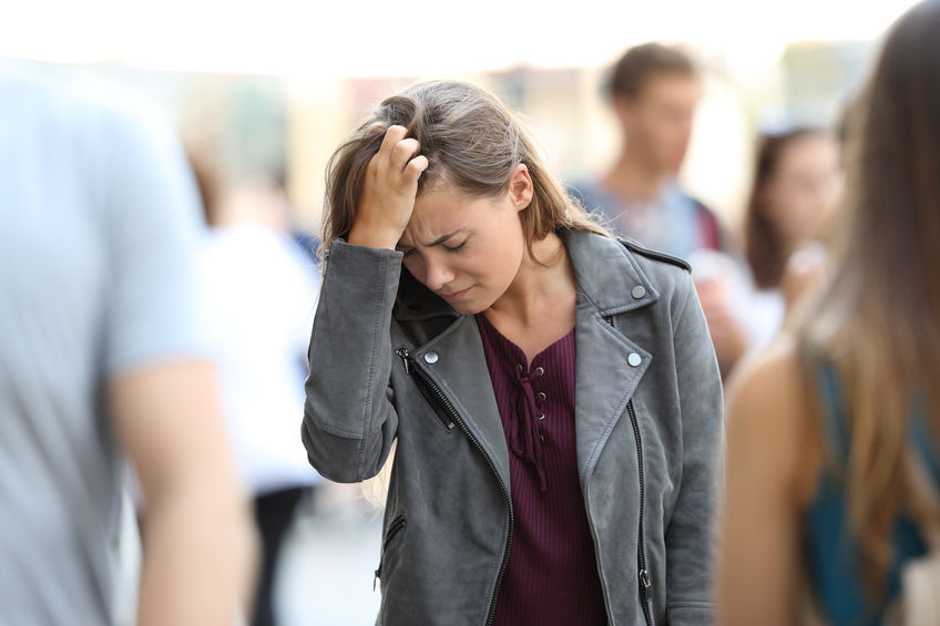 Image of a stressed out Woman