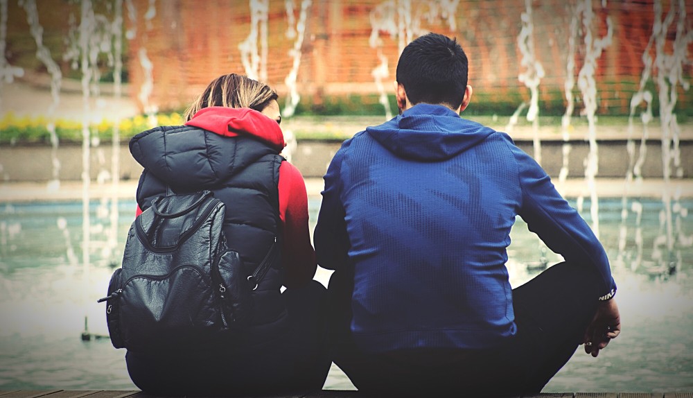 image of couple in conflict with each other