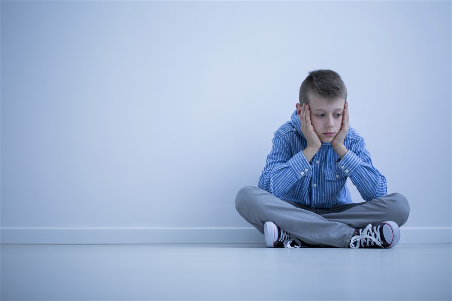 Image of a depressed boy